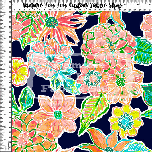 R116 Lillie 2022 - Navy Floral