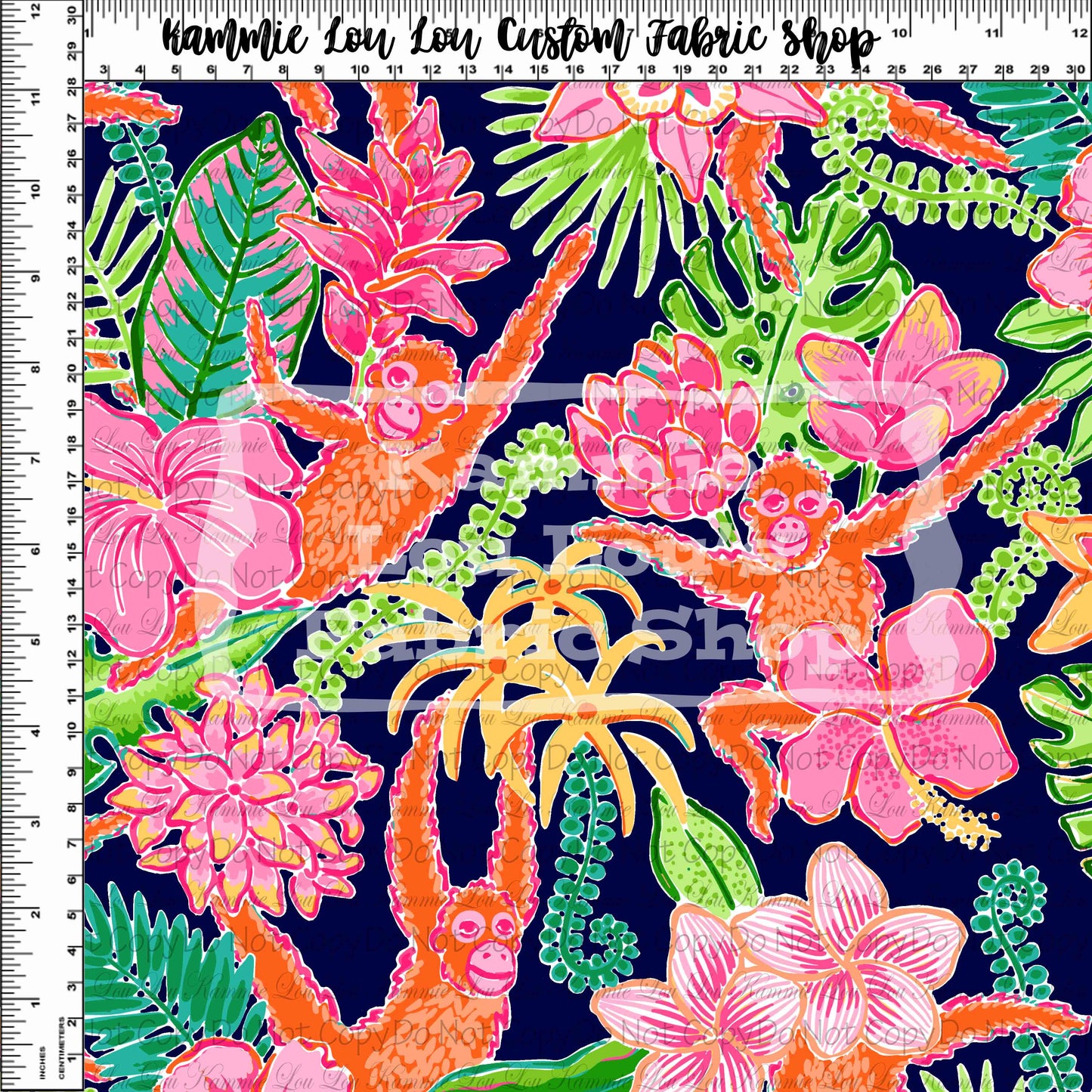 R116 Lillie 2022 - Orangutan Twist in Navy