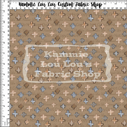 R117 Vintage Dino - Crosses Brown