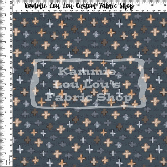 R117 Vintage Dino - Crosses Grey