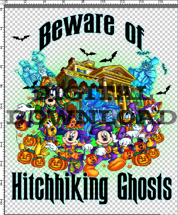 R118 - Not So Haunted Halloween - Characters - Digital Download PNG Transparent