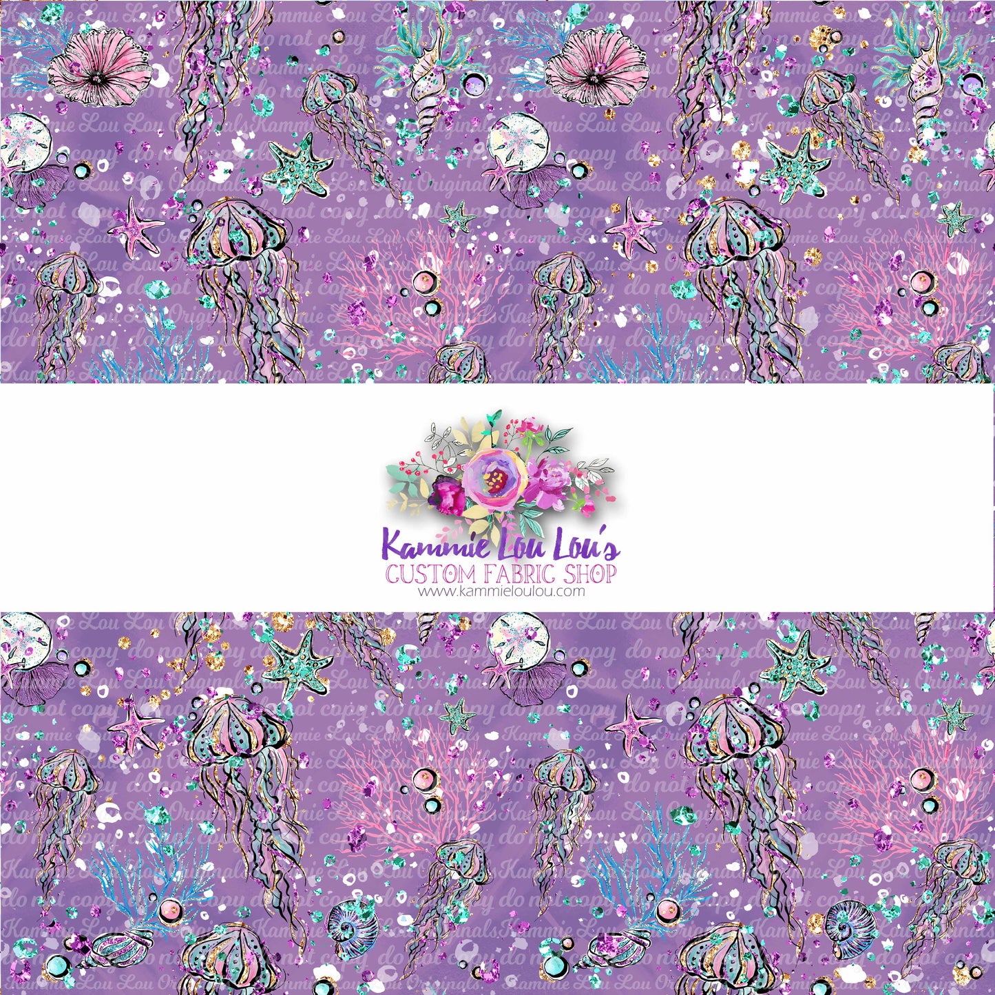 R118 Queen of the Sea Purple Sea Life