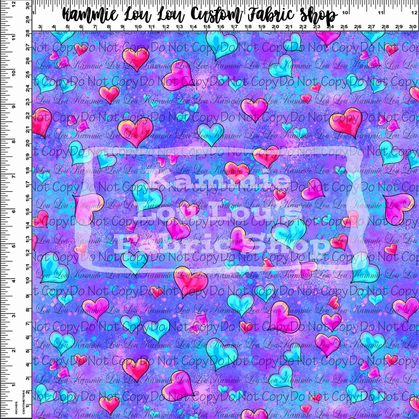 R123 Pre - Order - Midnight Fairytale - Hearts Coordinate