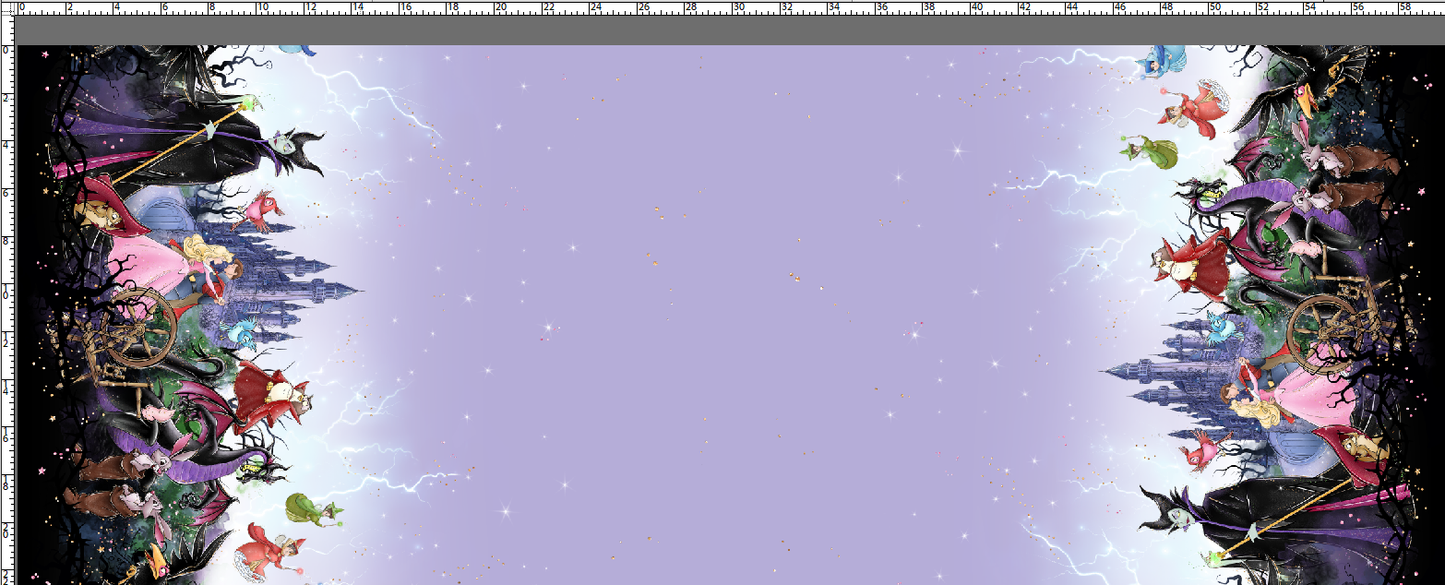 R119 Once Upon a Dream - EVIL SIDE - Double Border - Purple