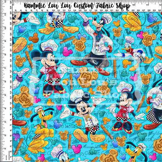 R119 The Chef's Place - Main Design - Regular Scale - Dark teal