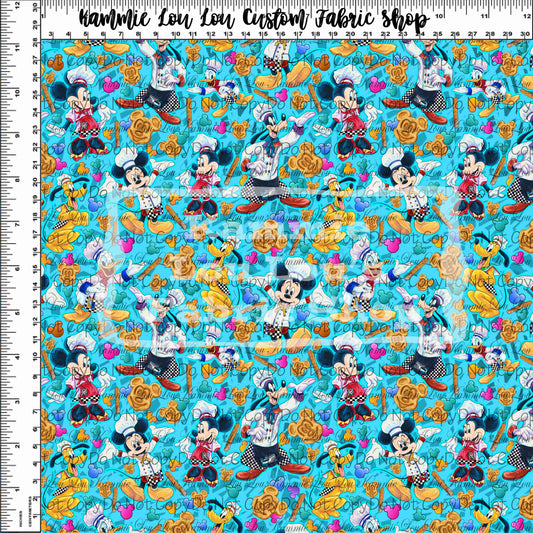 R119 The Chef's Place - Main Design - Small Scale - Dark teal