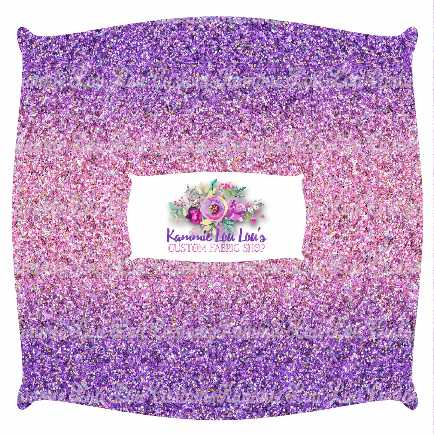 R120 - Flower and Garden - Ombre Glitter - Purple to Pink