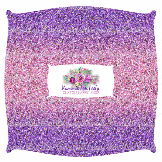 R120 - Flower and Garden - Ombre Glitter - Purple to Pink
