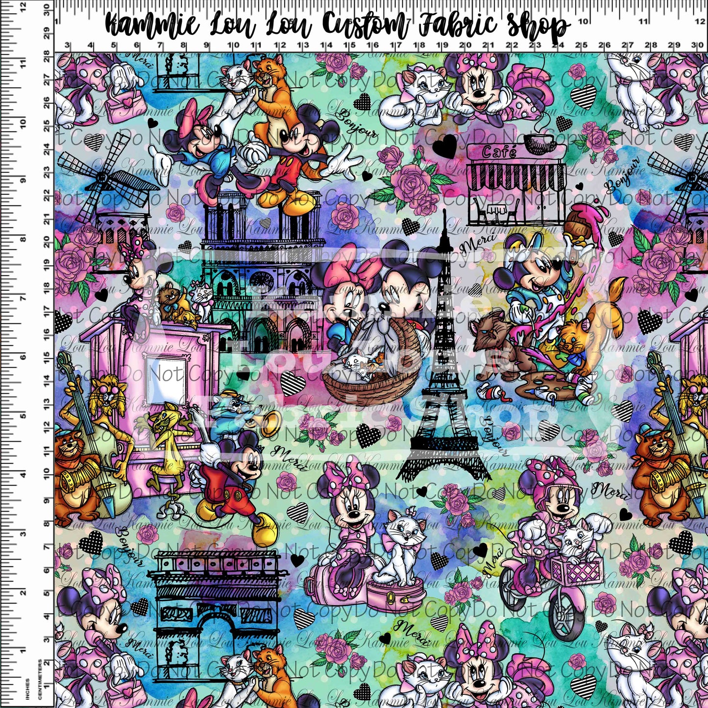 R120 - Ville De L'Amour - Main - Regular Scale- Watercolor