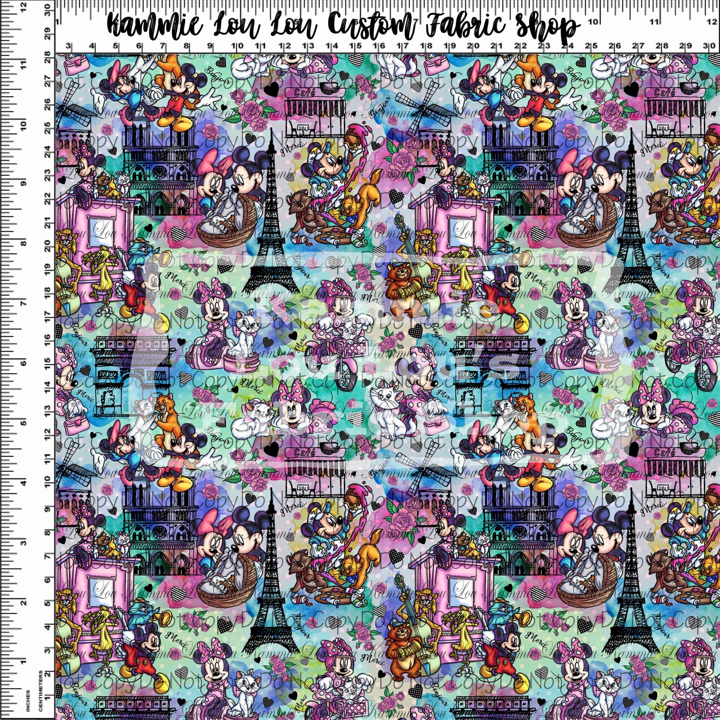 R120 - Ville De L'Amour - Main - Tiny Scale- Watercolor