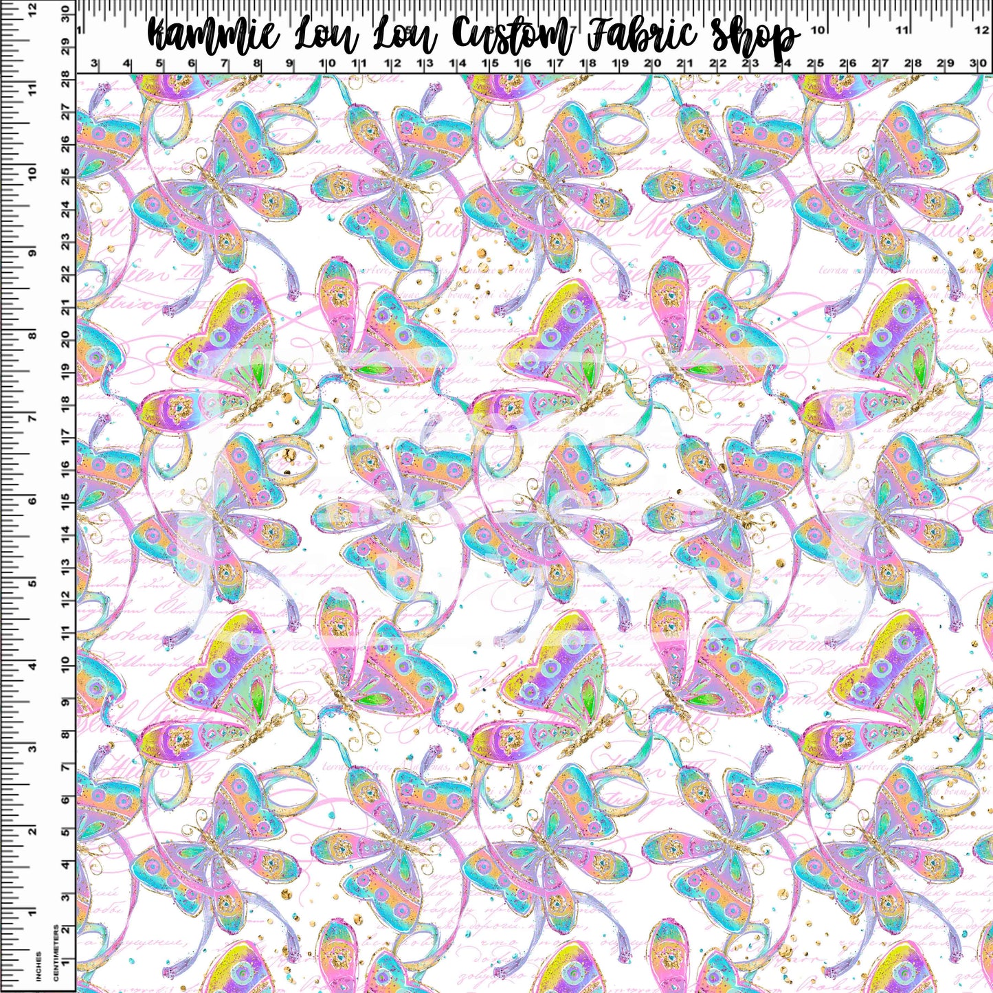 R120 - Whimsical Carousel - Butterfly Flight - White