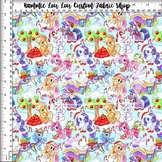 R121 Merry & Bright Ponies - Main toss - Small Scale