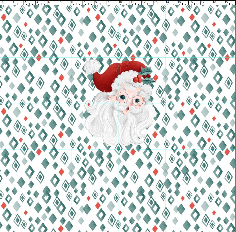 R122 - Gnome for Christmas - Santa Panel - CHILD