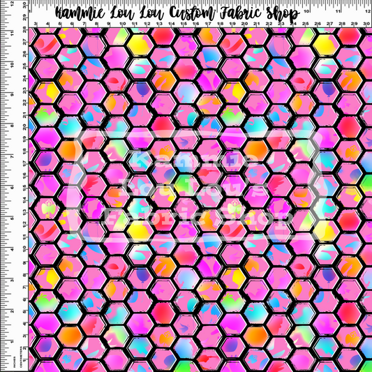 R123 - Pooh Potter - PP PINK RAINBOW BG