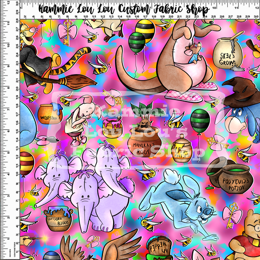 R123 Pooh Potter - PP PINK RAINBOW NO HEX