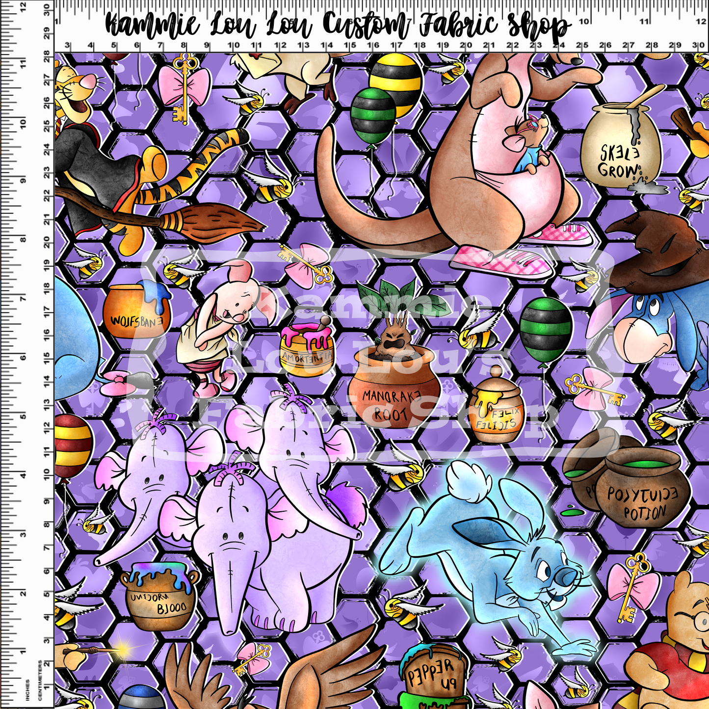R123 Pooh Potter - PP PURPLE