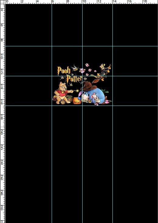 R123 Pooh Potter - Panel - CHILD