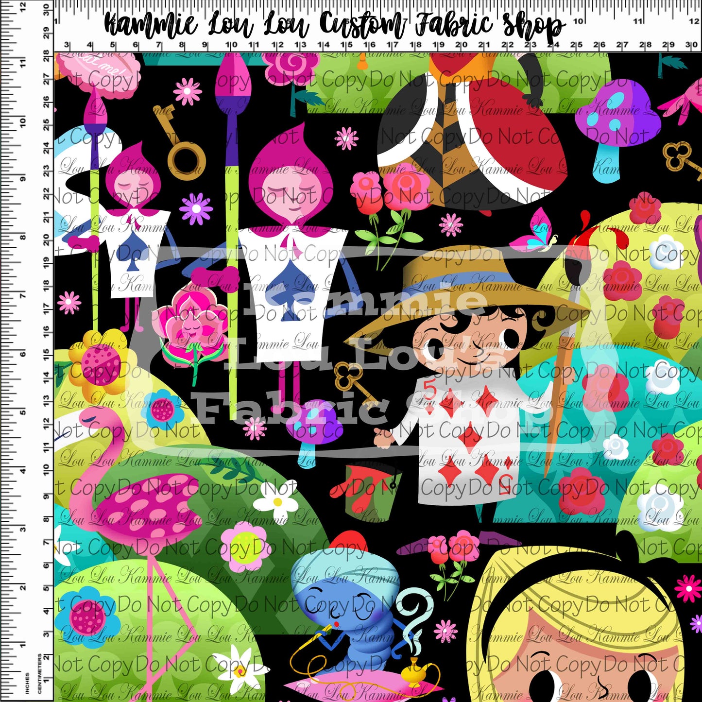 R123 Wonderland - Main Toss - Large Scale - Black