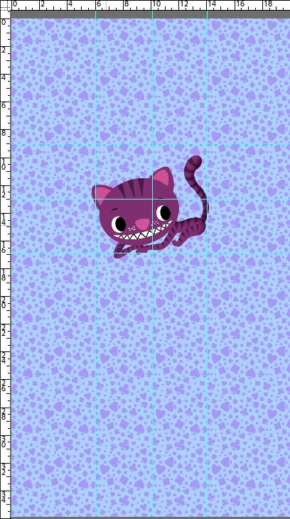 R123 Wonderland - PANEL - CAT - CHILD