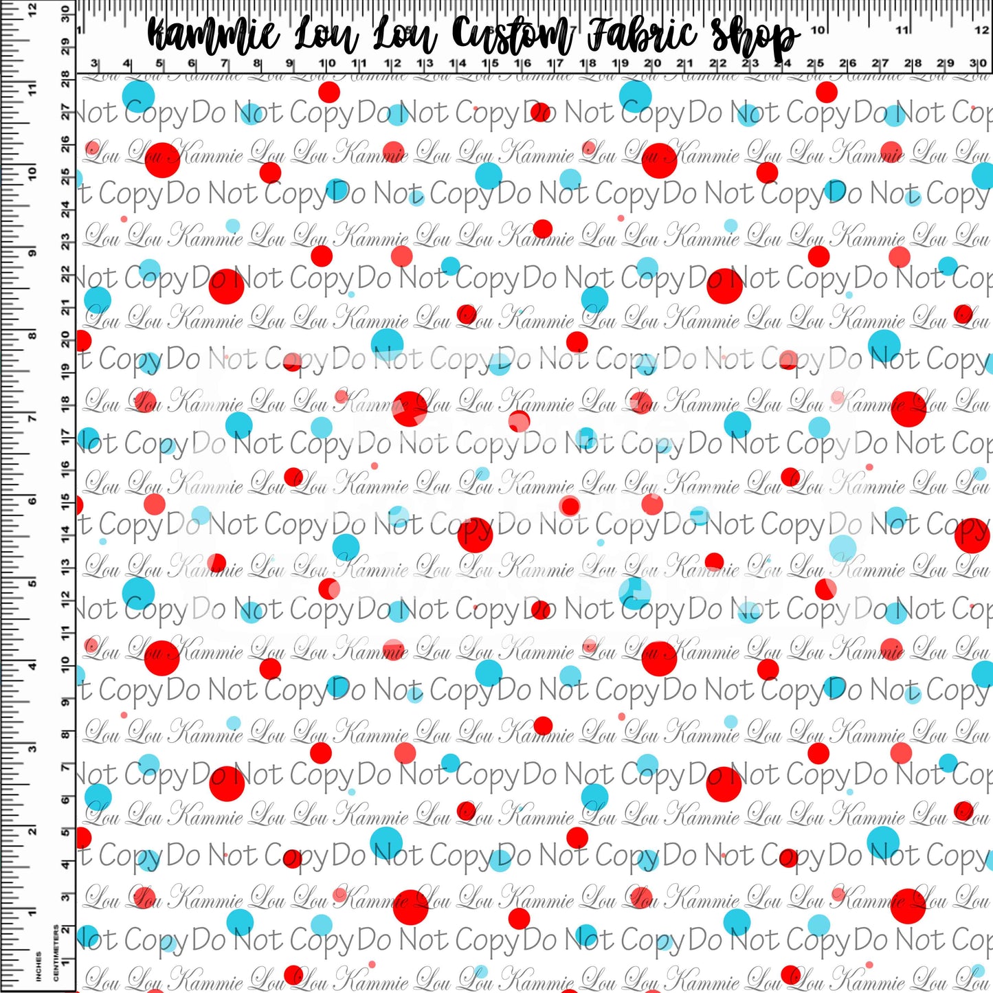 R124 Crazy Cat - Dots on White