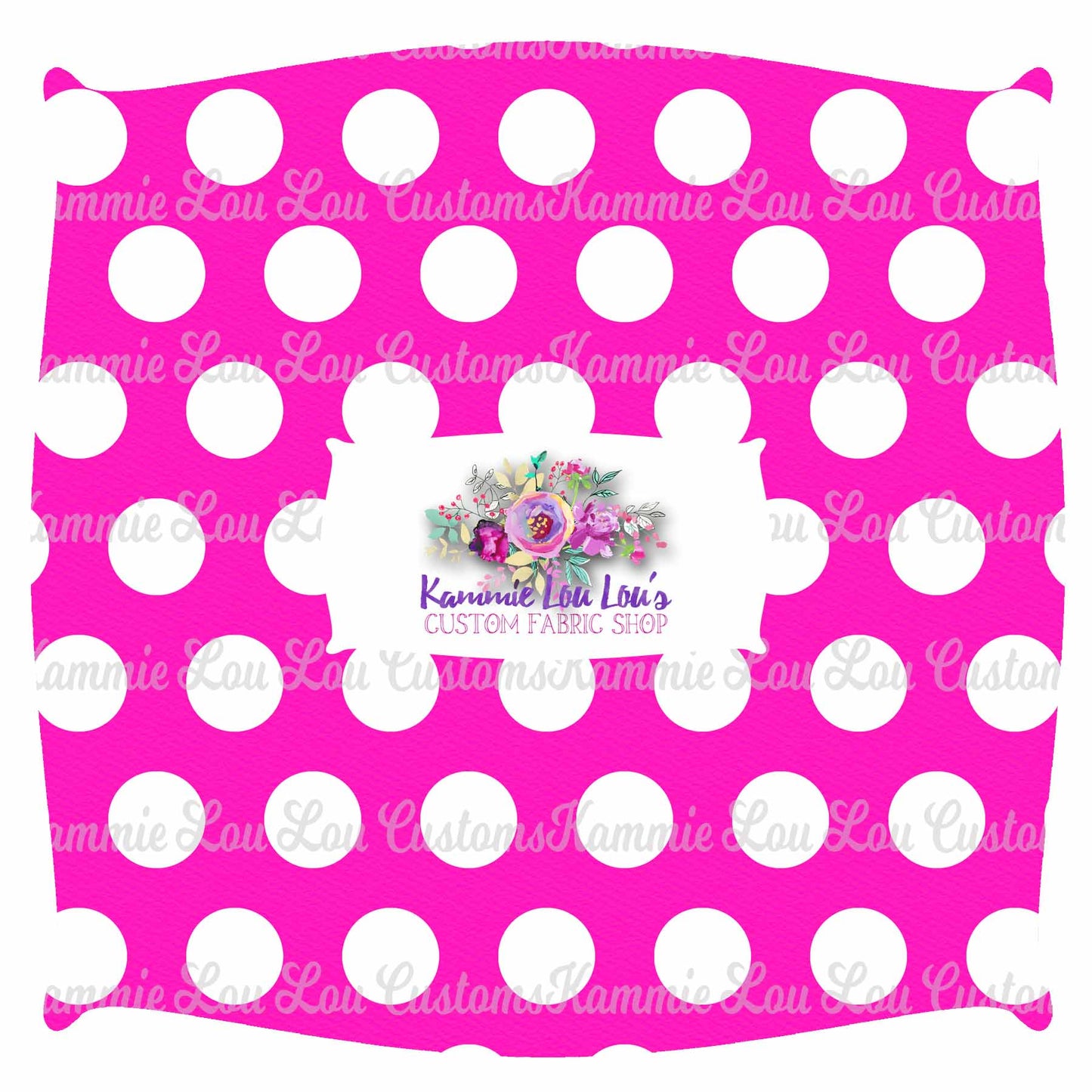 R124 Magical Escape - Classic Mouse -1in Pink Dots