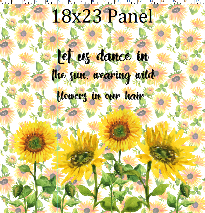 R124 Wildflowers - PANEL - CHILD - DANCE