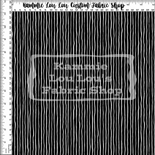 R125 : J+S Forever - Skelly Stripes - BLACK