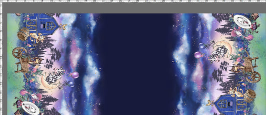 R125 Nursery Rhymes - Double Border - DARK