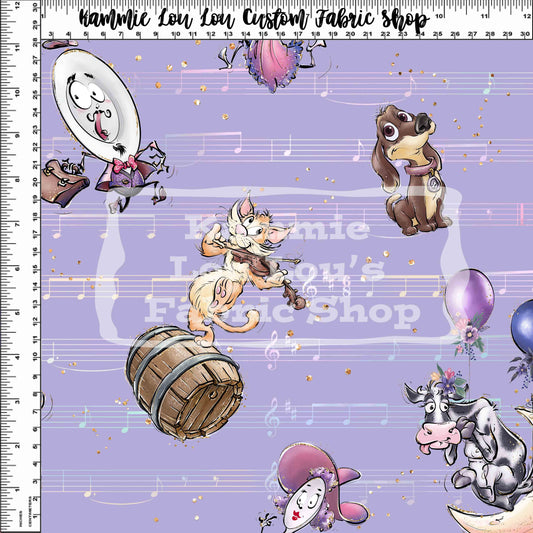 R125 Nursery Rhymes - Main Toss - Lavendar