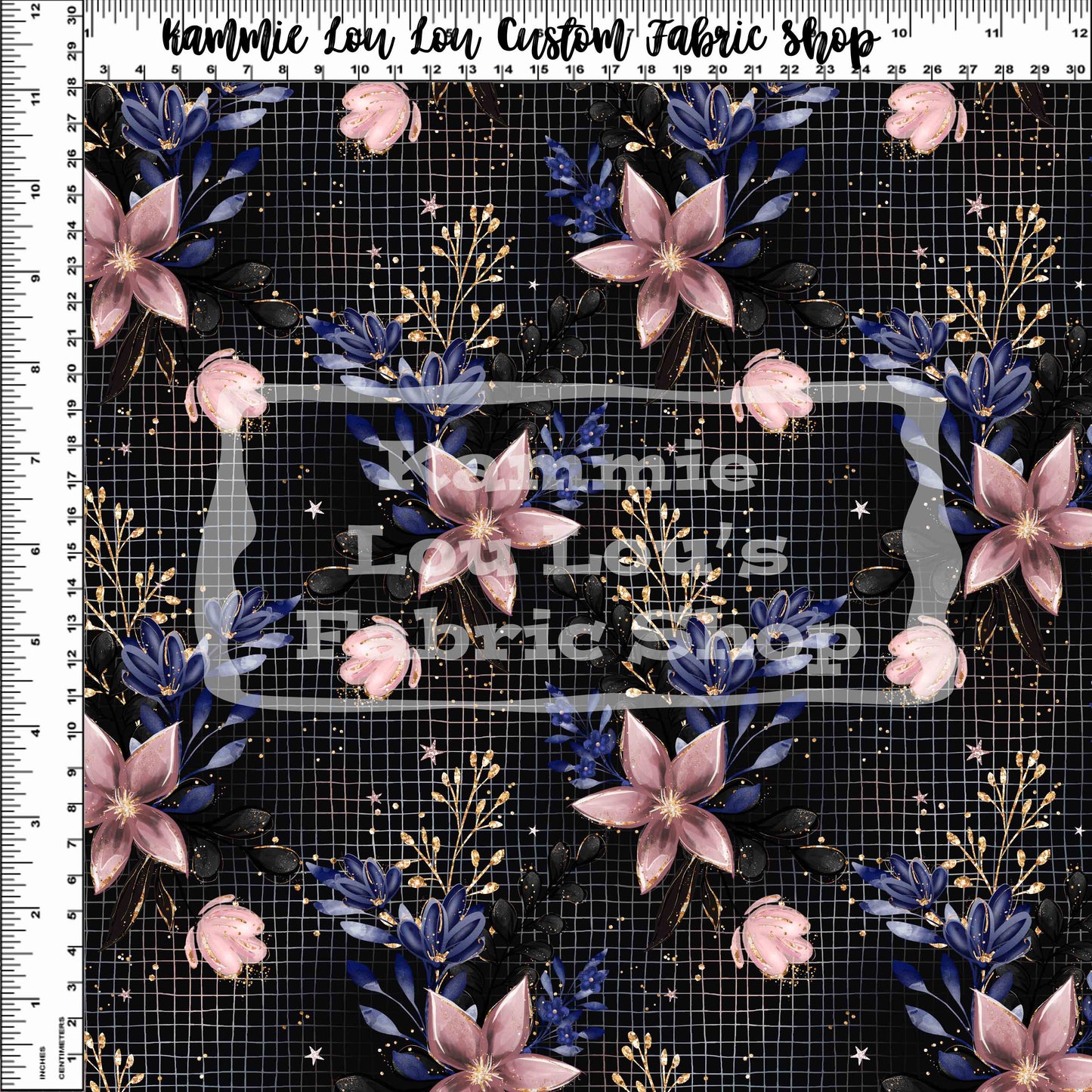 R125 Starry Seas - Midnight Floral