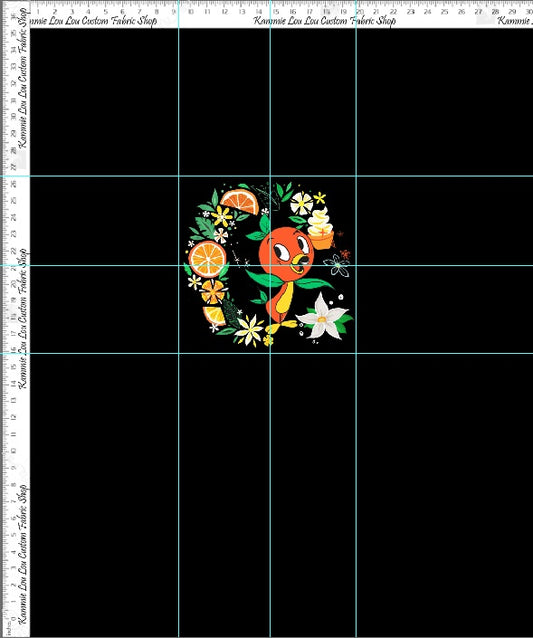 R125 : Tiki Bird - Panel - ADULT - #1 - Black