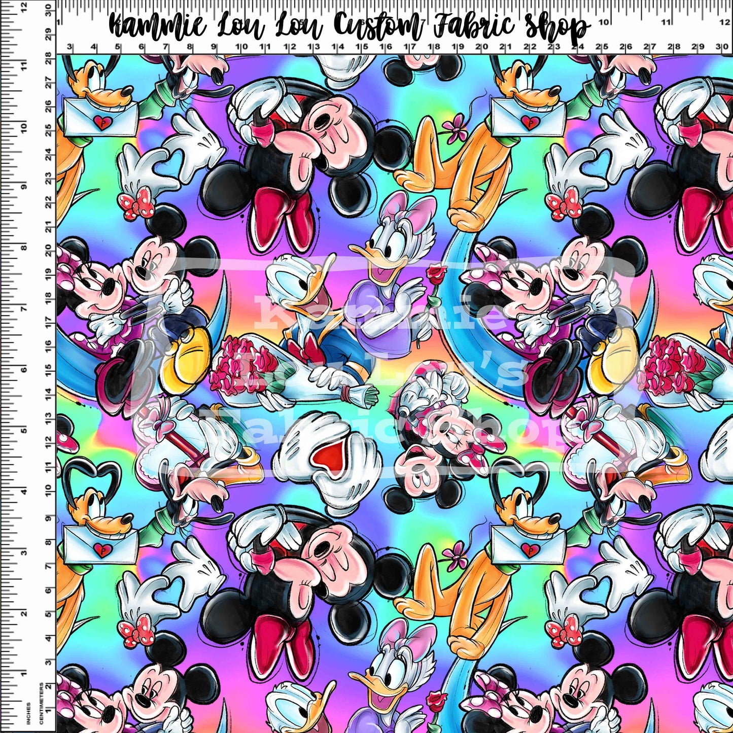 R126 All my Love - Toss - Rainbow - Regular Scale