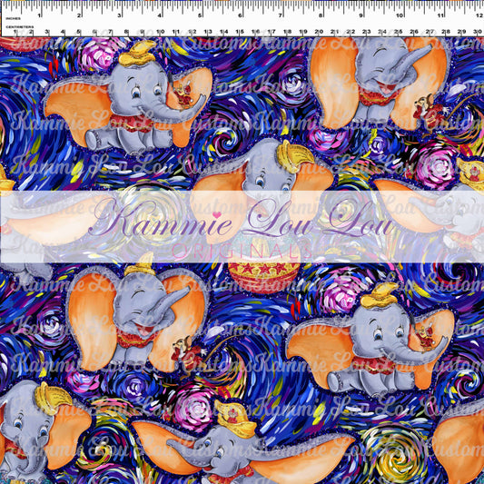 R126 Flying Elephant - Starry Skies