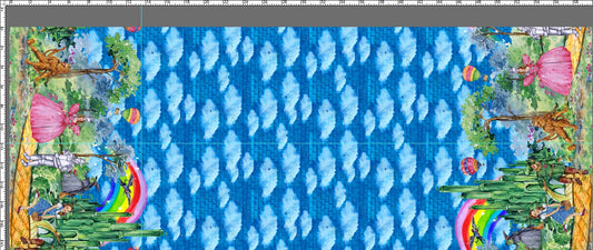 R126 Journey to Oz - Double Border - Clouds