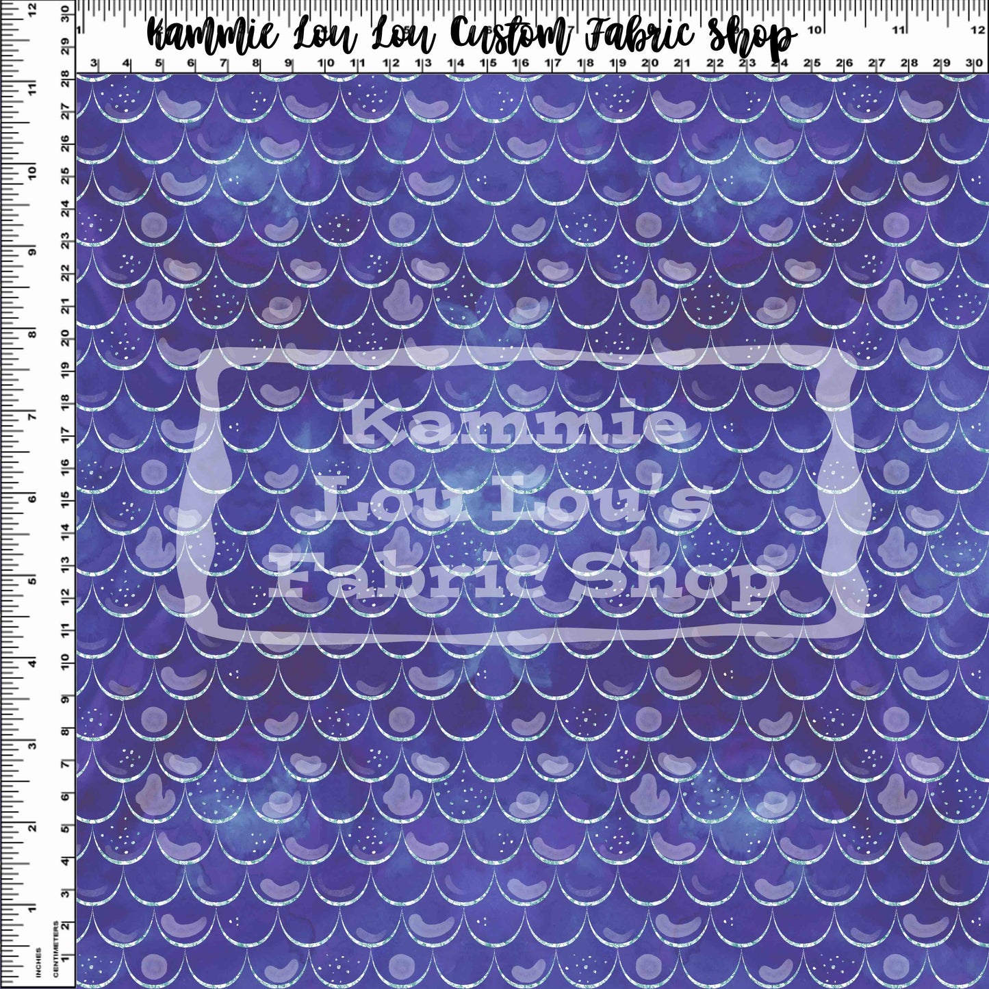 R126 Young Sea Monster - Deep Blue Scales