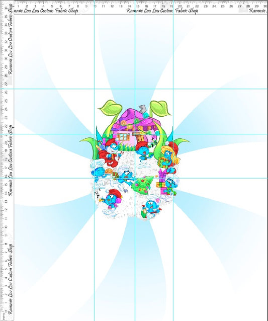 R127 Blue Men - Panel - Adult