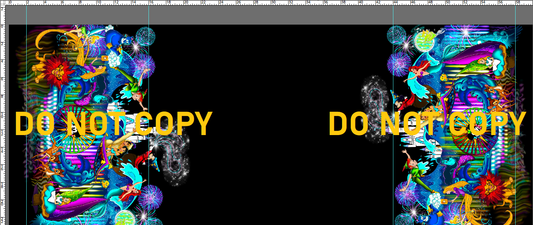 R128 - Color World - Double Border - Black