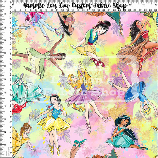 R129 - Royal Ballet - Pastel Watercolor