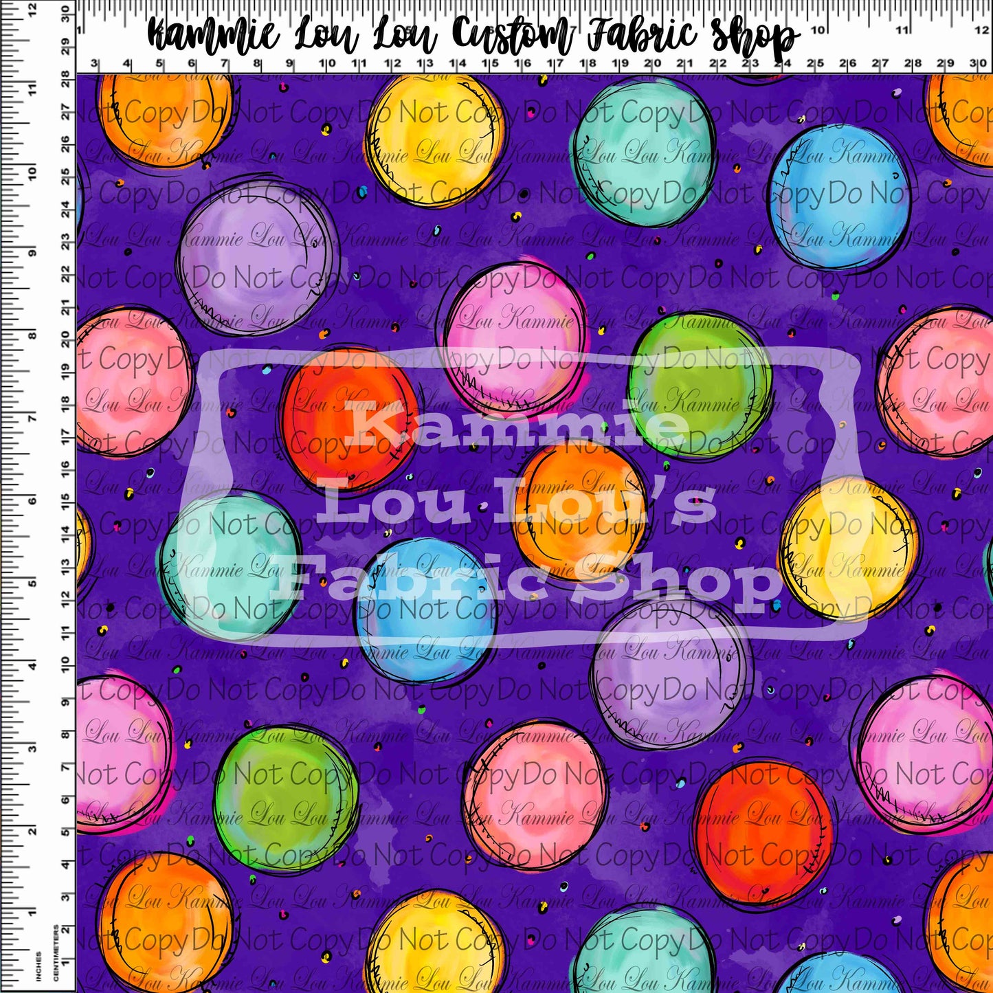 R119 Born to Be King - Purple Dots