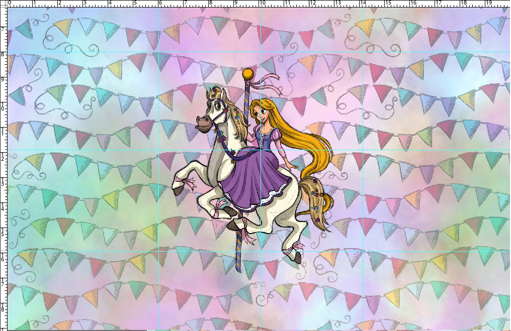 Carousel Dreams - Panel - CHILD - Long Hair