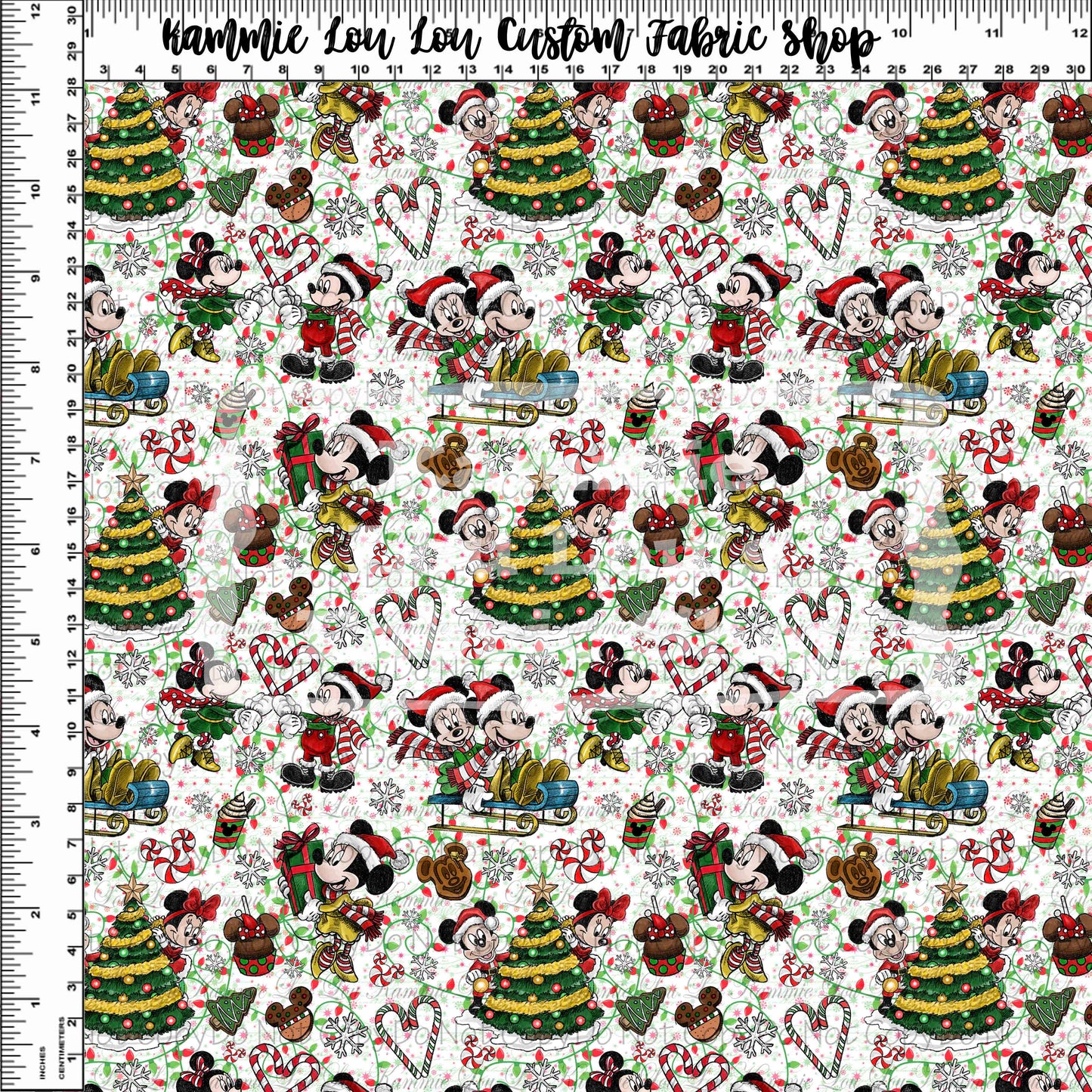 A MOUSE CAROL - White Toss - Tiny Scale