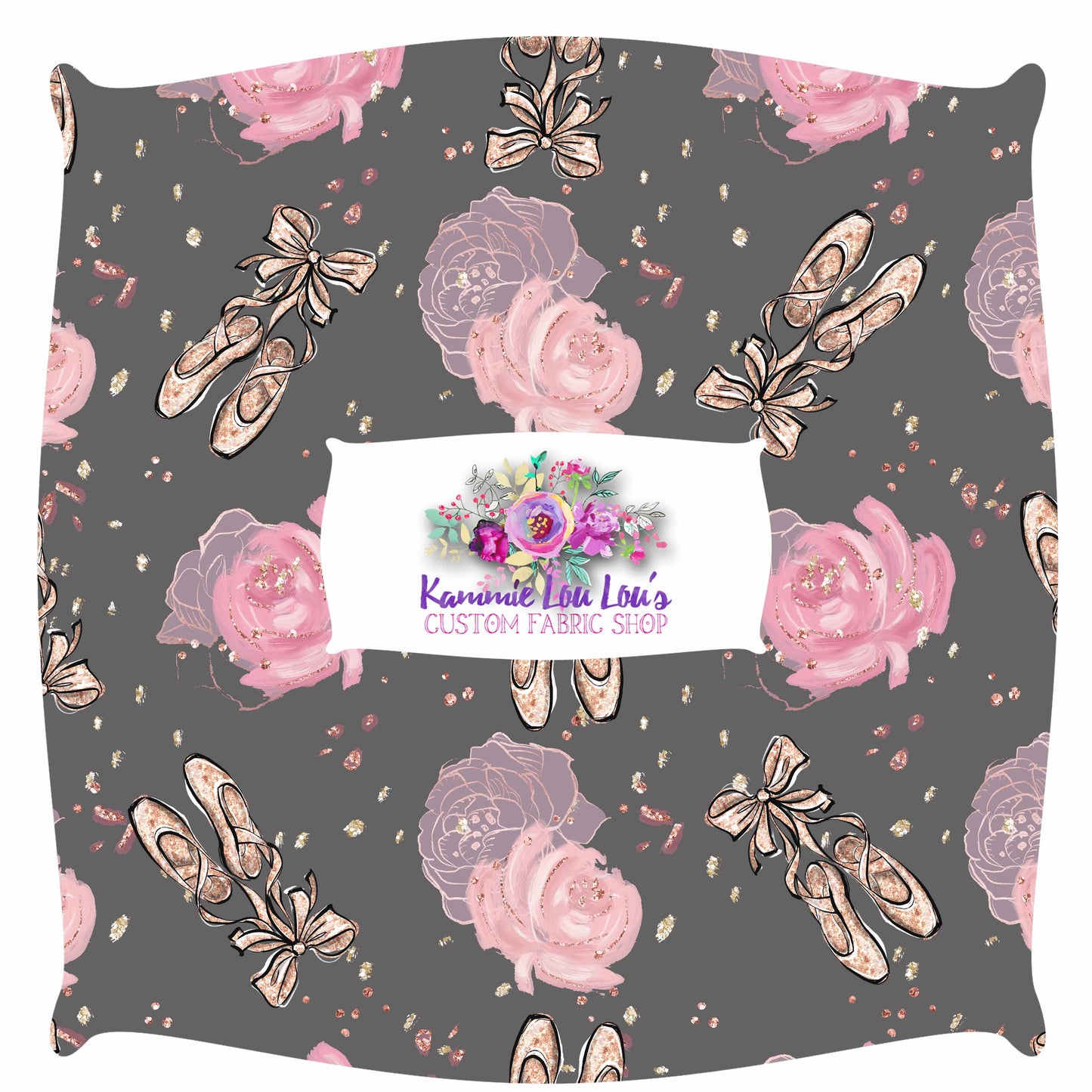 Round 108 Tiny Dancer  - Ballet Roses grey