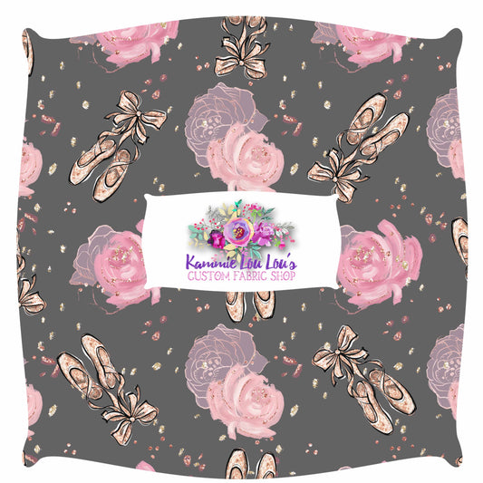 Round 108 Tiny Dancer  - Ballet Roses grey