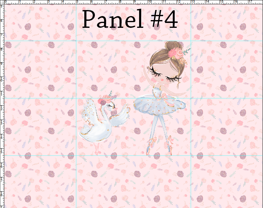 R108 Tiny Dancer Finale - Dancer Panels - Panel #4 - Brown Hair (18x23)