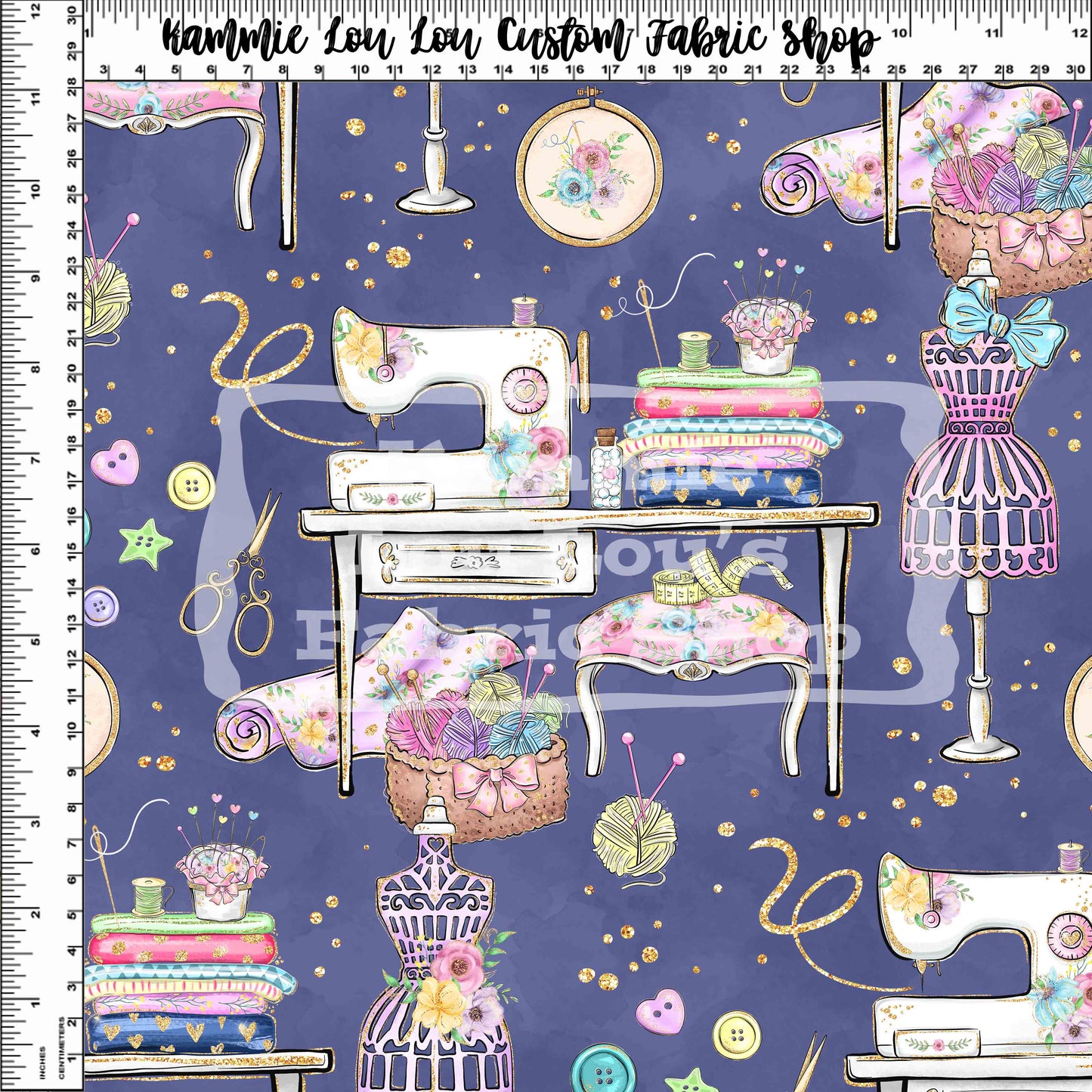 R119 Sew Magical - Blue toss - 3