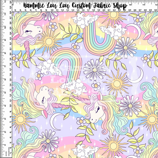 Sunshine & Unicorns - Main - Pastel - Regular Scale
