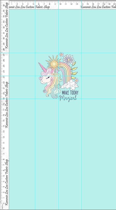 Sunshine & Unicorns - Panel - CHILD - Teal