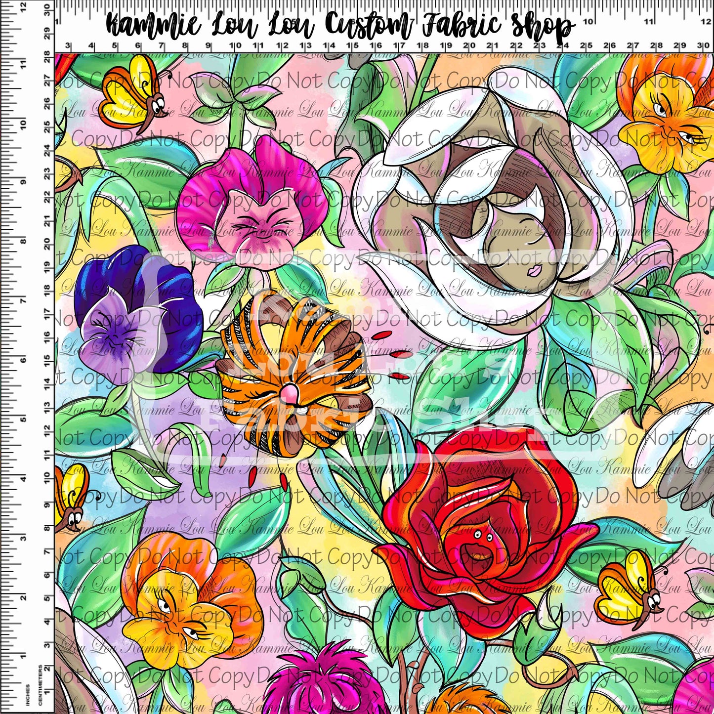 R74 Curiouser & Curiouser - Floral Large Scale