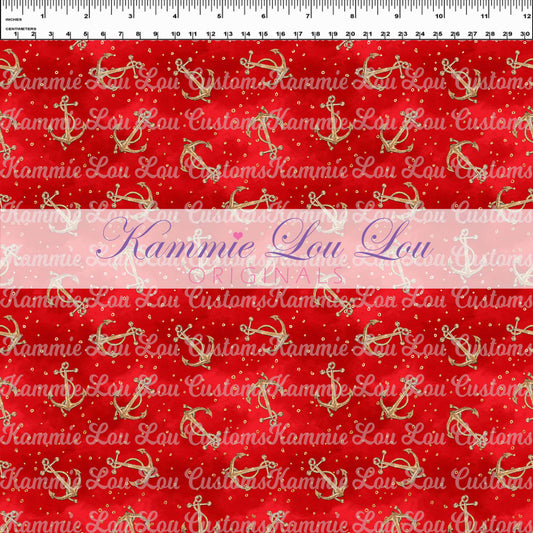 R118 Sail the Magic Seas - Anchors Coordinating Fabric