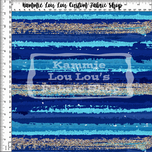 Splish Splash - Stripes - Blue